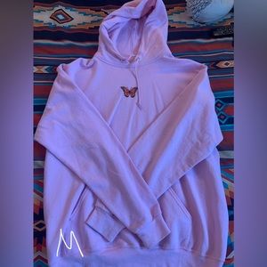 Pink hoodie